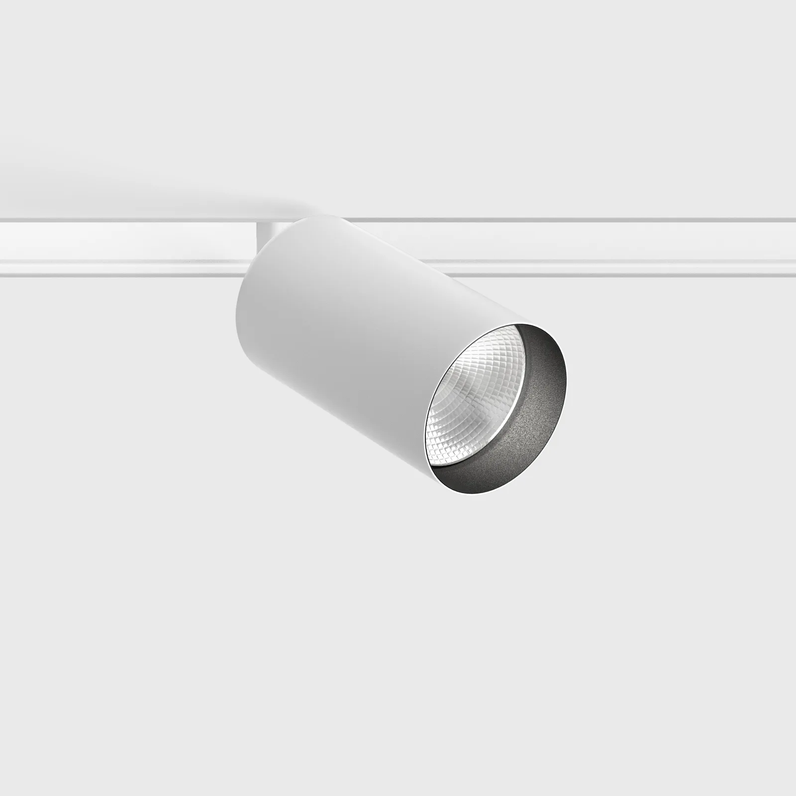 06.0591.14.930.WHW_.DALI_.4x_1 Spotlight IN_LINE TUB M A 90, D52mm, H90mm, CREE LED 10.8W, 3000K, 1120Lm, 50°, CRI>90, 48V, 4 wired DIM DALI, IP20, white/white color — изображение 1