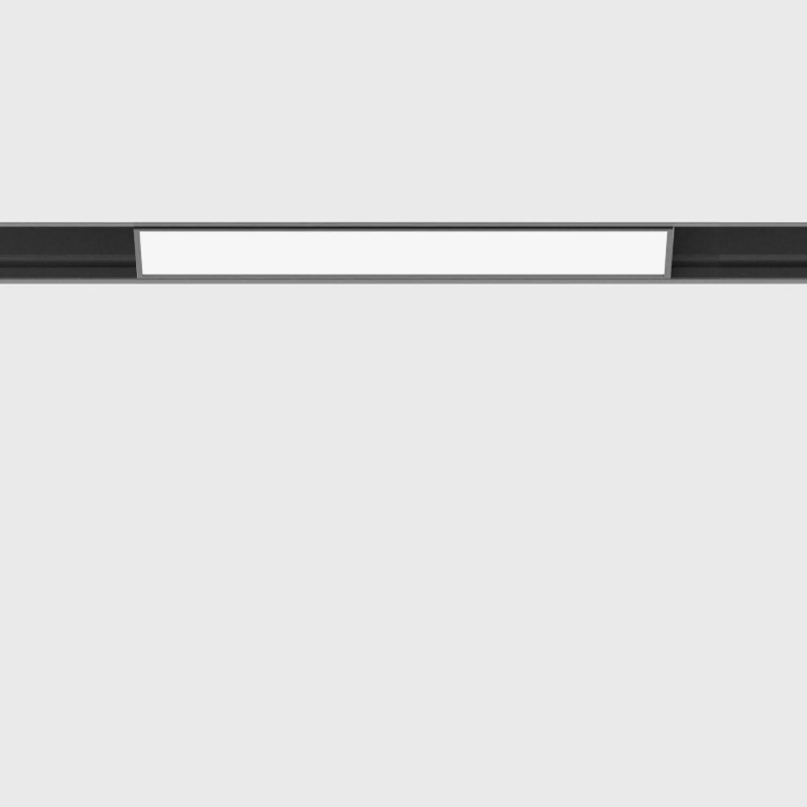 06.2050.6.930.BK_.DALI_.4x_1 Linear luminaire IN_LINE LINEA 205, L205mm, W24.5mm, H48mm, Bridgelux LED 6W, 3000K, 110°, 406Lm, CRI>90, 48V, 4 wired DIM DALI, IP20, opal, black color — изображение 1
