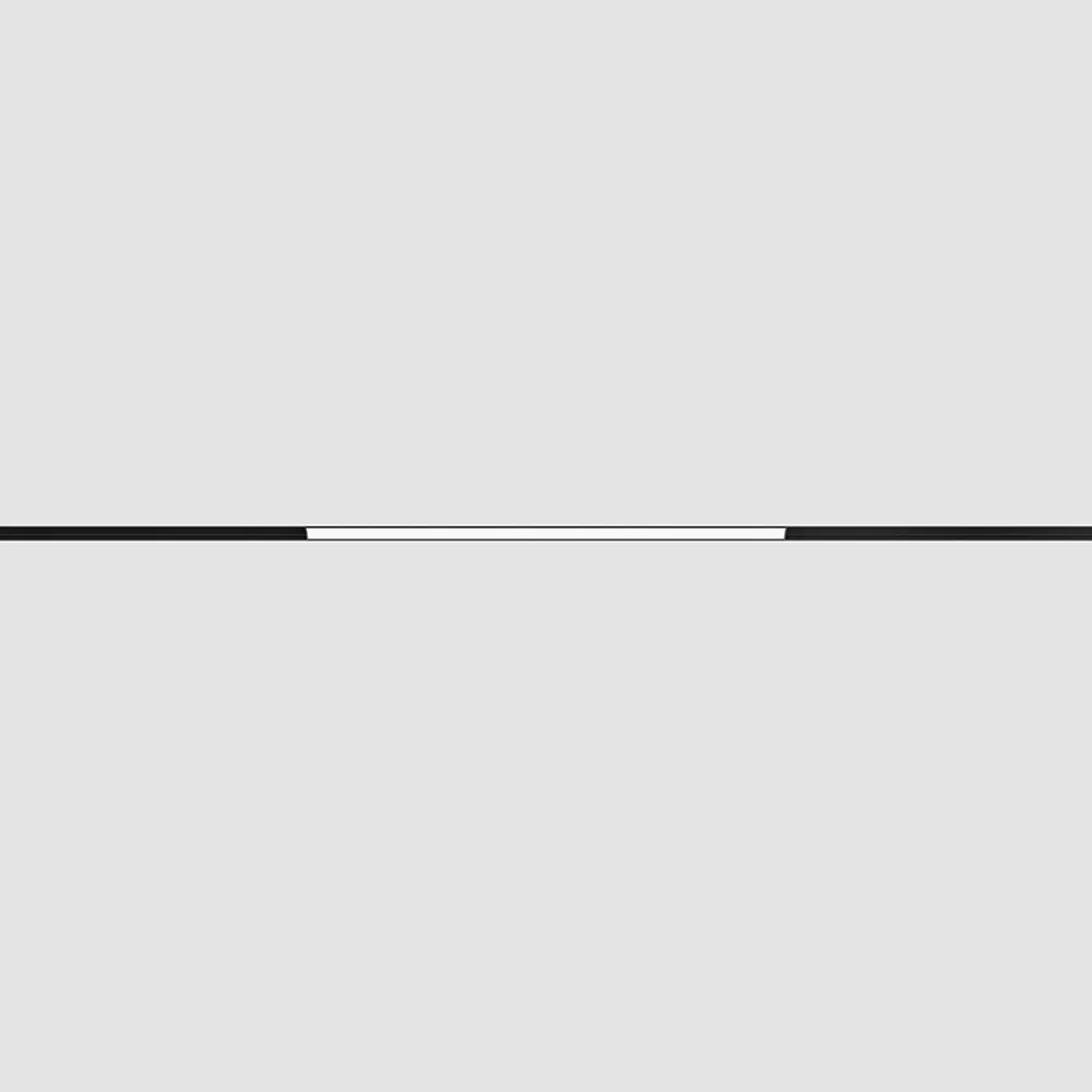 06.4070.11.930.BK_.DALI_.4x_1 Linear luminaire IN_LINE LINEA 407, L407mm, W24.5mm, H48mm, Bridgelux LED 11W, 3000K, 110°, 782Lm, CRI>90, 48V, 4 wired DIM DALI, IP20, opal, black color - imagine 1