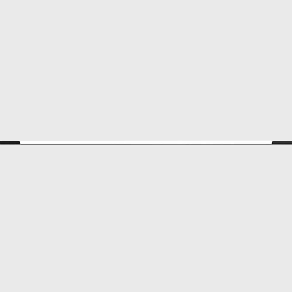 06.8000.18.940.BK_.2G_1 Linear luminaire IN_LINE LINEA 800, L800mm, W24.5mm, H48mm, Bridgelux LED 18W, 4000K, 110°, 1495Lm, CRI>90, 48V, 2 groups, ON/OFF, IP20, opal, black color - imagine 1