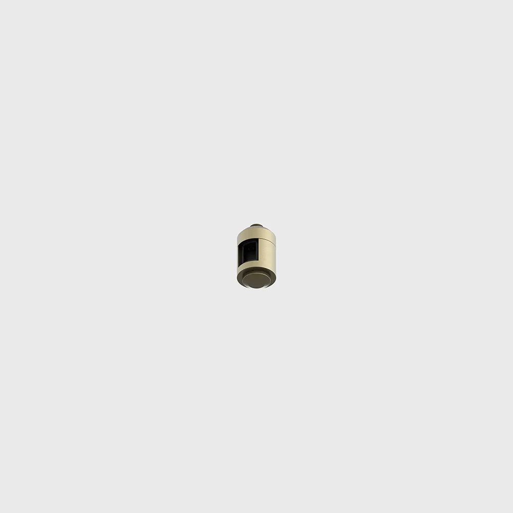 15.A2805.BR_1 AIR_SS KIT single mechanical and electrical connector, D28mm, H43mm, 48V, IP20, brass color — изображение 1